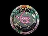 Flamingo Frolic Design - Hand Painted - Coaster - 3.75 inch diameter