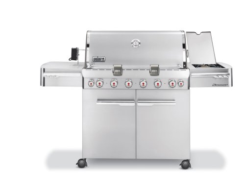 Weber 1780001 Summit S-650 Propane Grill, Stainless Steel