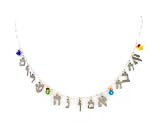 Beaded Hebrew Love, Faith, Peace Necklace from the Artazia Collection #621 JN ONK