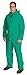 FR Coverall Rainsuit w/Detach Hood, Grn, S