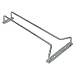 24 Inch Chrome Hanging Wine Glass Stemware Storage Rack