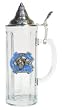 North Carolina Tarheels 20oz Tall Lidded Stein - NCAA College Athletics - Fan Shop Merchandise