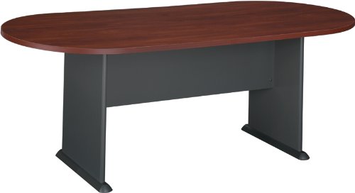 Bush Furniture Hansen Cherry Racetrack Conference Table