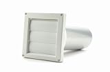 DRYER VENT HOOD-LOUVERED