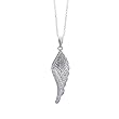 FOJO's Diamond in Sterling Silver Angel Wing Pendant (1/10 ct. tw.)