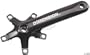 Dimension 175mm Cross Crank Arm Set 110/74 Black. Includes Bolts