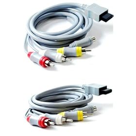 Nintendo Wii AV and S-Video Component Cable