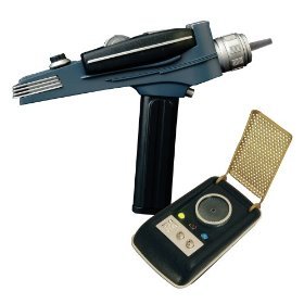 Star Trek Communicator and Phaser Two Pack - PACKAGING NOT MINT (see descript...