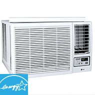 LG Heat Cool Window Air Conditioner with Remote - 23500 BTU