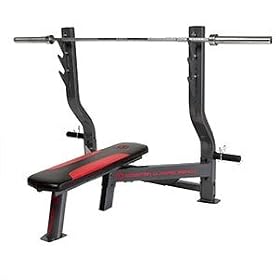 Marcy Classic Olympic Bench with 7 Olympic Bar