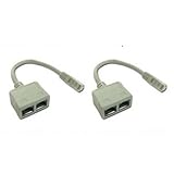 Cat5 RJ45 Ethernet Network Splitter Economiser Adapters