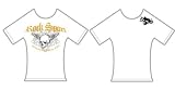 Fly Skull Girlie-Shirt Weiss Gr.S