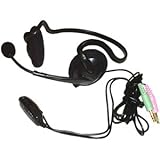 HQRP Behind the Neck Stereo Headset with Boom Microphone