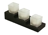Decorative Candles & Holders Set With Wooden Stand YD02