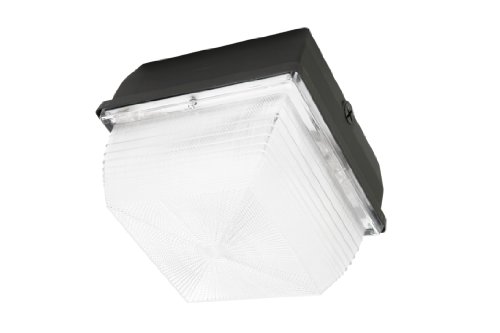 Designers Edge L 1789 70W MH 70 Watt Metal Halide 9 Inch by 9 Inch Square Outdoor Wall or Ceiling Fixture