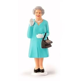 Queen of England Novelty Figure Toy - Hand Waves
