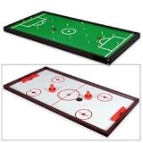  : Double-Sided Game Board for Mini Pool Table - Hockey and Soccer