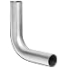 Dixon B2S-R75P Stainless Steel 316L Sanitary Fitting, 90 Degree Polished Long Weld Long Elbow with Tangent, 3/4" Tube OD