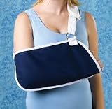 ^Arm Sling, Deep Pocket. Double D-Ring W/Hook And Loop Closure. Wide Prevent Sling From Migrating. Maintains Wrist In A Neutral Position. Shoulder Strap W/Shoulder Pad For Added Comfort. Thumb Loop Helps Side Bar Shoulder Adjustment. Large. Each. 1 Ea (