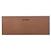 Adeco Decorative Wood Wall Hanging Sign Plaque, Happiness Burnt Orange Beige Home Decor - 14.9x5.9 Inches