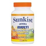 サンキスト　チュアブルマルチビタミン12種　オレンジ風味　90粒