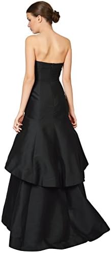 ML Monique Lhuillier Statuesque Faille Trumpet Evening Gown Dress