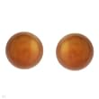 Stud Earrings With Genuine 9-10mm Freshwater Pearls in Yellow Gold
