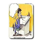 Londons Times Funny Music Cartoons - Drawing A Blank - Light Switch Covers - single toggle switch