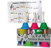 Childrens Toyshop  Toys : Rainbow Music Bells