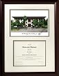 St. Mary's University Graduate Framed Lithograph w/ Diploma Opening