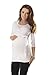 Purpless Maternity Lovely 2in1 Maternity and Nursing 3/4 Sleeved Wrap Top 7035