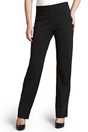 Slim Leg Pull On Jersey Ponte Trousers