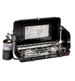 Century 12 - 000 BTU 2-Burner Camping Stove with Case