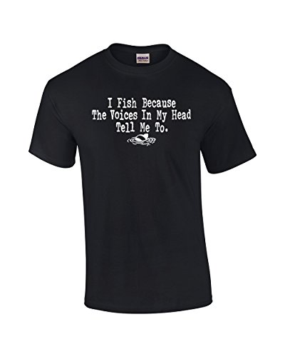 Funny Fishing T-Shirt I Fish Because