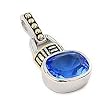 Blue Topaz 2 Tone Pendant Blue Topaz 2 Tone Pendant
