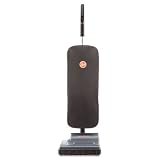 Hoover Products - Hoover - Commercial Lightweight Upright Vacuum, 9.4 lbs, Black - Sold As 1 Each - Lightest Hoover commercial upright! Only 9.4 lbs.! - 12" cleaning path. - Powerful, energy efficient 4-amp motor. - HEPA Filtration traps 99.7% of dust and allergens down to 0.3 microns - Pigtail design allows for quick/convenient cord replacement.
