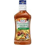 Kraft, Roasted Red Pepper Italian Dressing, 16oz Bottle (Pack of 3)