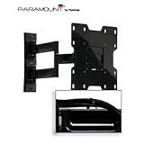 Peerless PA740 Articulating Wall Mount for 22-Inch to 40-Inch Flat Panel Displays (Gloss Silver)