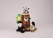 Tree House With Green Bird 12" by Unipak