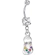 Summer Fun Flip Flop Belly Ring