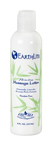 Earthlite All-In-One Massage Lotion, 8-Ounce