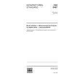 ISO 6487:2002, Road vehicles - Measurement techniques in impact tests - Instrumentation