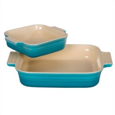 Le Creuset Square Baker with Bonus 2-pc., Caribbean