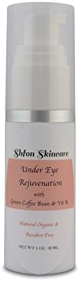 Natural Organic Under Eye Rejuvenation with Green Coffee Bean & Vitamin K - 30ml