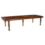 Belle Meade Signature 248.PO Stratford Two Drawers Dining Table in Port