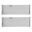 OXO Tot Expandable 2 Pack Dresser Drawer Divider, White