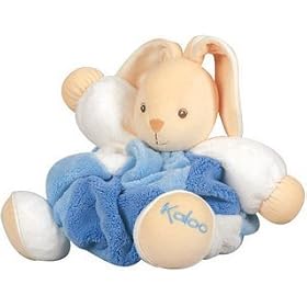 Kaloo Plume Large Blue Patchwork Rabbit by Kaloo