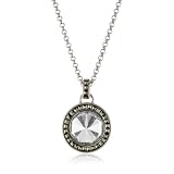 swarovski red crystal necklace Judith Jack Marcasit