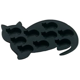 Cat Shaped Ice Cubes Ice Tray by Retro Kitchen Supplies