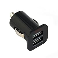 EZOPower 2-Port 15W 3.1A Output Car Charger Adapter - Black